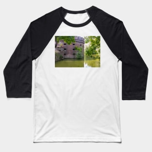 Defensive tower. Fortress bastion tower, realistic illustration Baseball T-Shirt